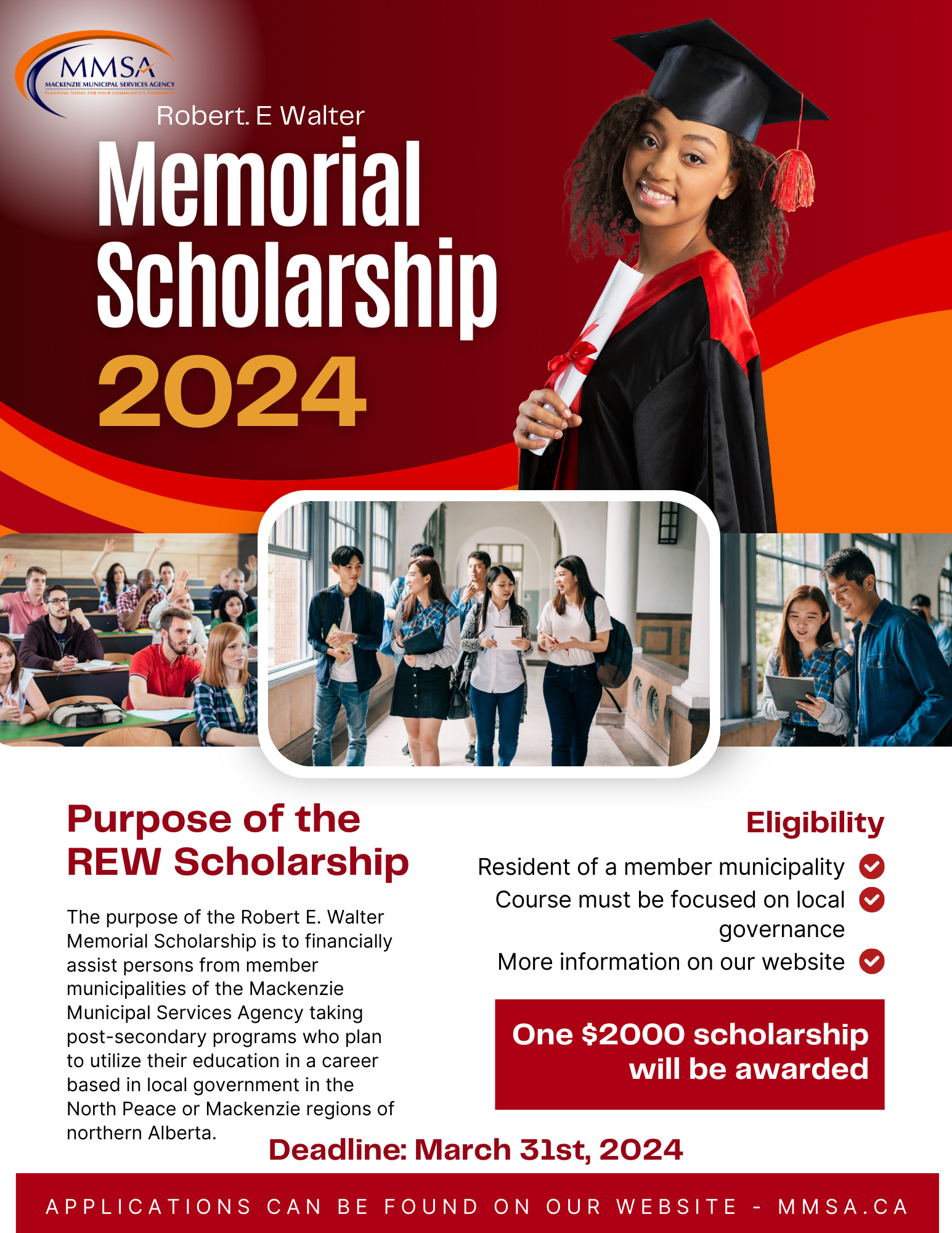 Featured image for “MMSA Robert E. Walter Memorial Scholarship Opportunity”