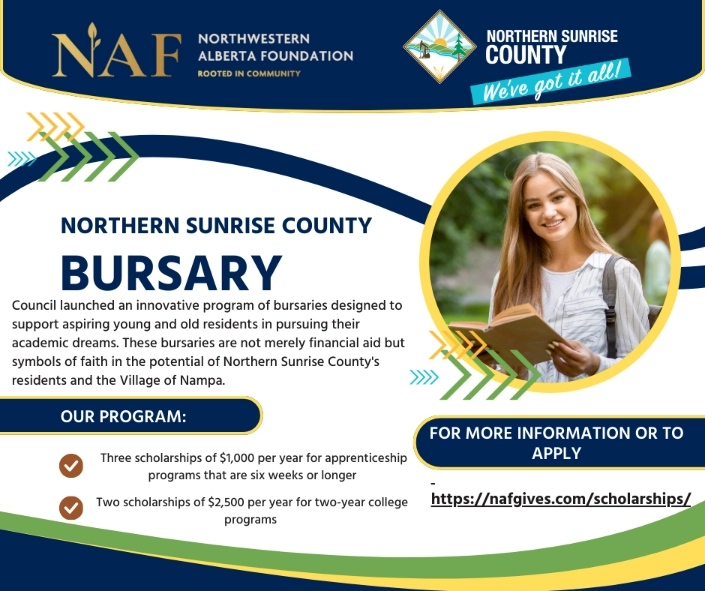 Northern Sunrise County Bursary Program